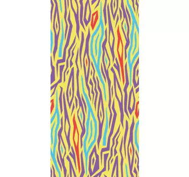 Colorful Abstract Element iPhone sticker - TenStickers
