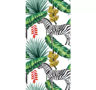 Nature pattern  fridge decals - TenStickers