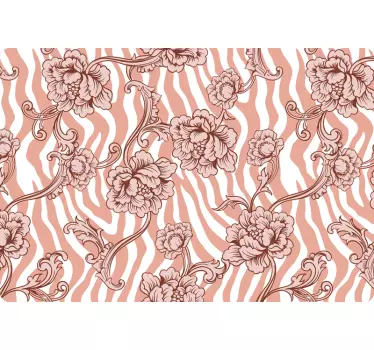 Floral Pattern Surface laptop skin - TenStickers
