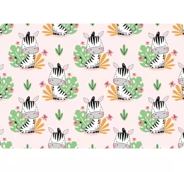 Cute Zebra Patterns laptop skin - TenStickers