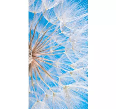 Dandelion Floral Detail recycling decal for bin - TenStickers