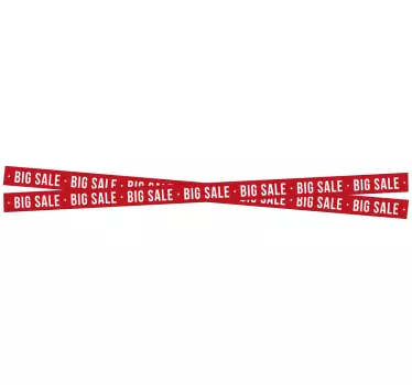 Big sale tape window decal - TenStickers