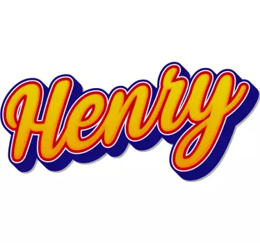 Personalised Vintage Graffiti Script urban decal - TenStickers
