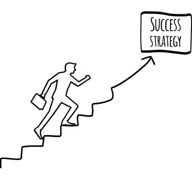 Wall decal quotes for your strategic success journey - TenStickers