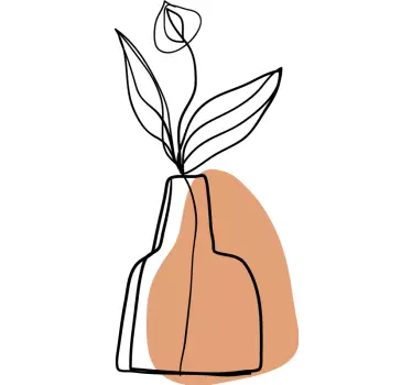 Leaf Flourish plant decals - TenStickers