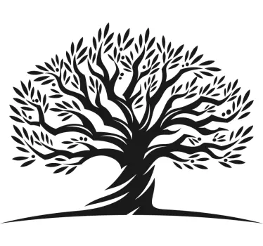 Olive tree Israel tree wall decal - TenStickers