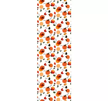 Abstract yummy oranges fridge decals - TenStickers