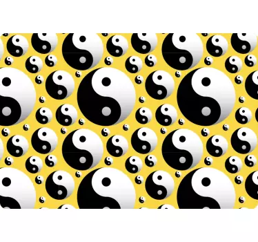 Laptop skin yin yang design - TenStickers