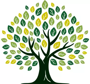 Tree of Life living room wall sticker - TenStickers