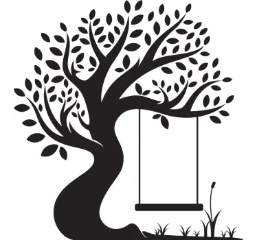 Tree of Life with swing tree wall decal - TenStickers