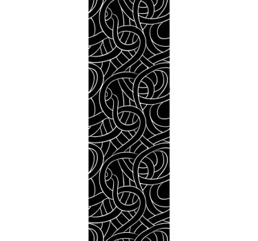 Entwined Rope Shower Sticker - TenStickers