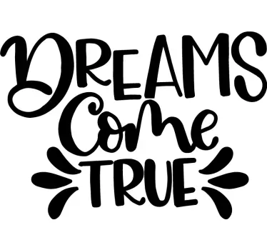 Inspirational quote design quote sticker - TenStickers