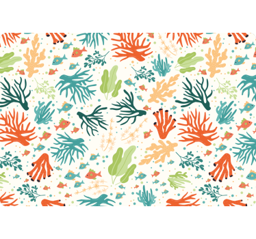 Laptop skin coral reef design - TenStickers
