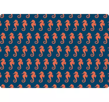 Laptop skin seahorse print cover - TenStickers