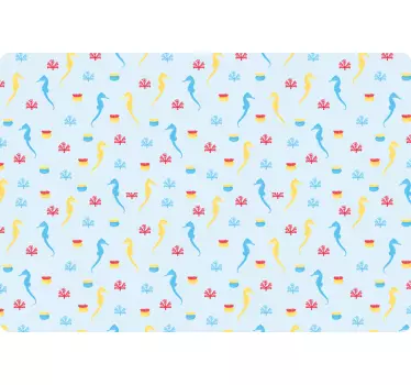 Playful sea creatures laptop skin - TenStickers