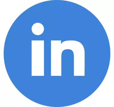 Shop window sticker professional networking icon - TenStickers