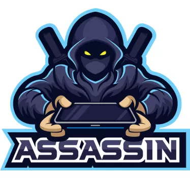 Gaming assassin video game wall sticker - TenStickers