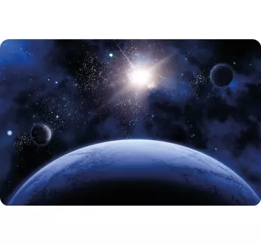 Laptop skin cosmic planetary scene - TenStickers