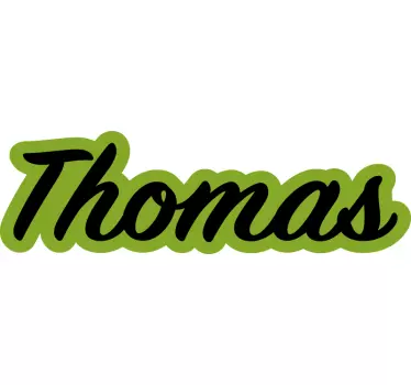 Script custom name bike sticker - TenStickers