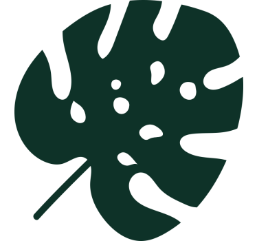 Monstera leaves Bike bike Decal - TenStickers