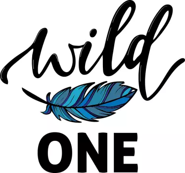 Wild one Helmet bike decal - TenStickers
