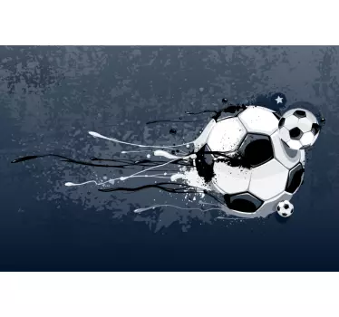 Dynamic soccer elements laptop skin - TenStickers