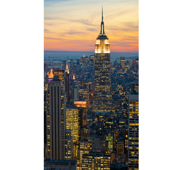 Manhattan Skyline fridge decals - TenStickers