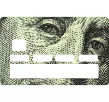 Credit card sticker credit card face - TenStickers
