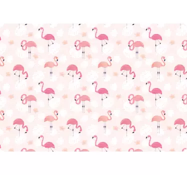 Laptop skin charming flamingo design - TenStickers