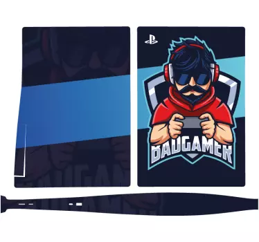 Video game sticker gamer character design - TenStickers