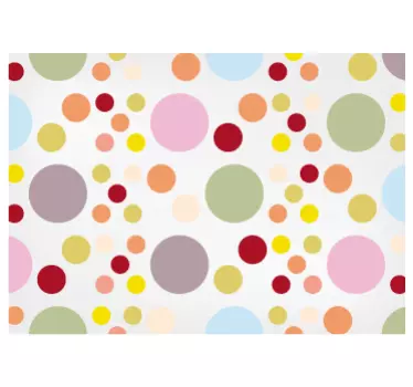 Colourful Bubbles Laptop Decal - TenStickers