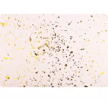 Laptop skin elegant gold splatter - TenStickers