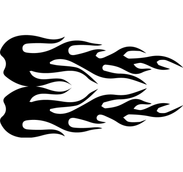 Car sticker blaze graphic design - TenStickers