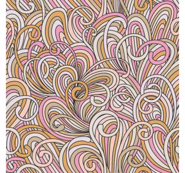Kallax abstract decals for furniture - TenStickers