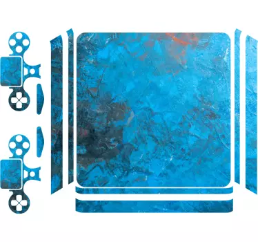 PS4 shining ice Playstation 4 stickers - TenStickers