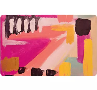 Laptop skin with abstract colorful patterns - TenStickers