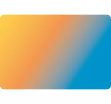 Laptop skin with gradient color overlay - TenStickers