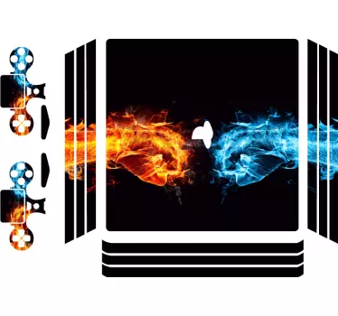 Ps4 skin flame collision effect - TenStickers