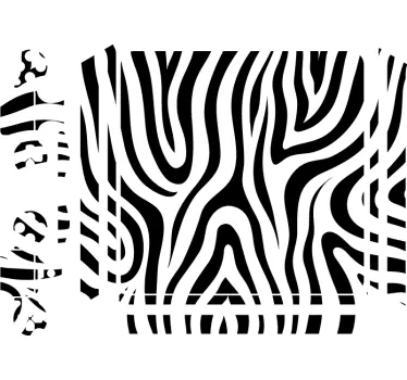 Ps4 skin zebra stripe design - TenStickers