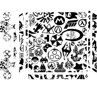 Ps4 skin gamer icons collection - TenStickers