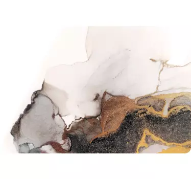 Black and gold marble laptop stickers - TenStickers