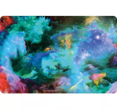 Laptop skin cosmic colorful nebula - TenStickers