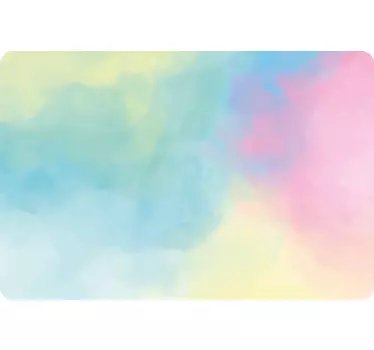 Laptop skin abstract colorful blend - TenStickers