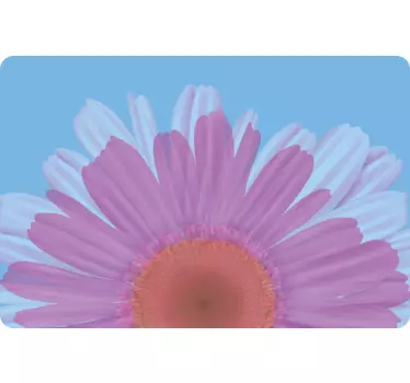 Laptop skin with flower petal design - TenStickers