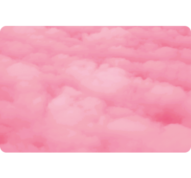 Laptop skin soft pink clouds - TenStickers