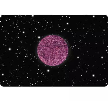Laptop skin celestial glitter sphere - TenStickers