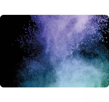 Laptop skin colorful smoke design - TenStickers