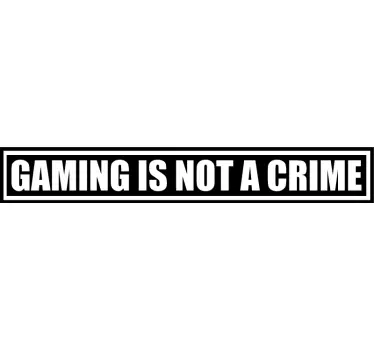 Wall decal quotes for gaming enthusiasts - TenStickers