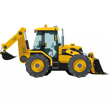 Realistic Tractor  Kids Bedroom wall Sticker - TenStickers