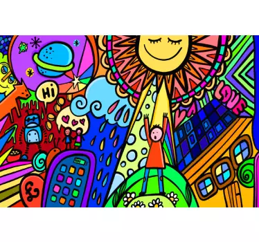 Graffiti art the enfant terrible laptop stickers - TenStickers